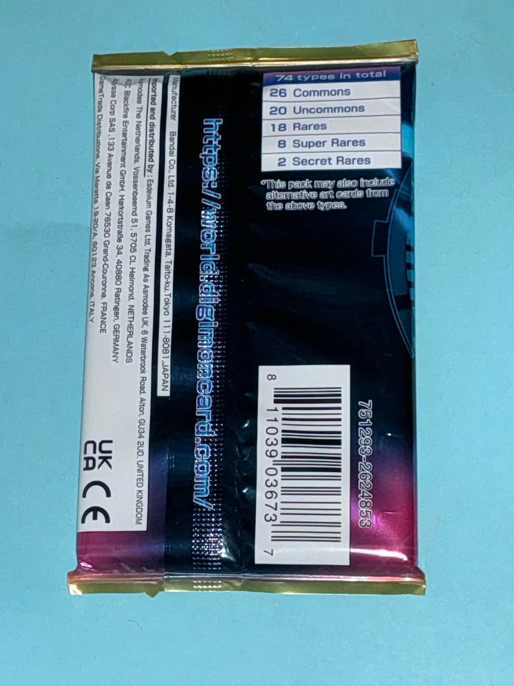 Digimon Card Game Booster Pack 12 Cards